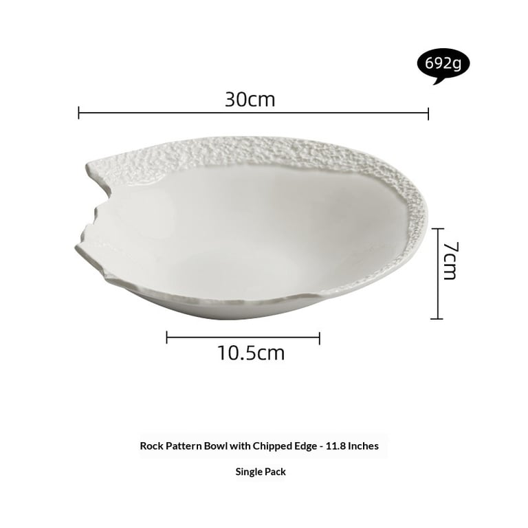 White Aesthetic Dish Presentation Plate | Artistic Ceramic Serveware thumbnail 14