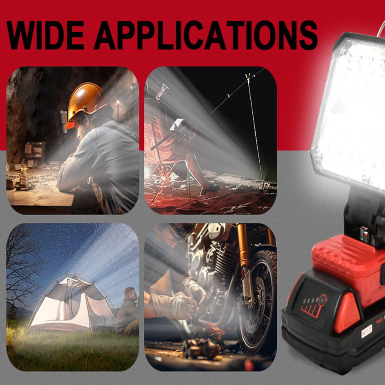 LED Work Light for Milwaukee M18 18V | Cordless USB Charging thumbnail 20