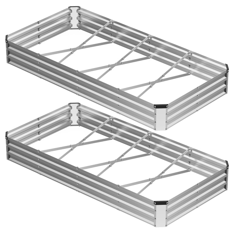 Galvanized Raised Garden Bed | Rust-Resistant Steel Planting Box thumbnail 14