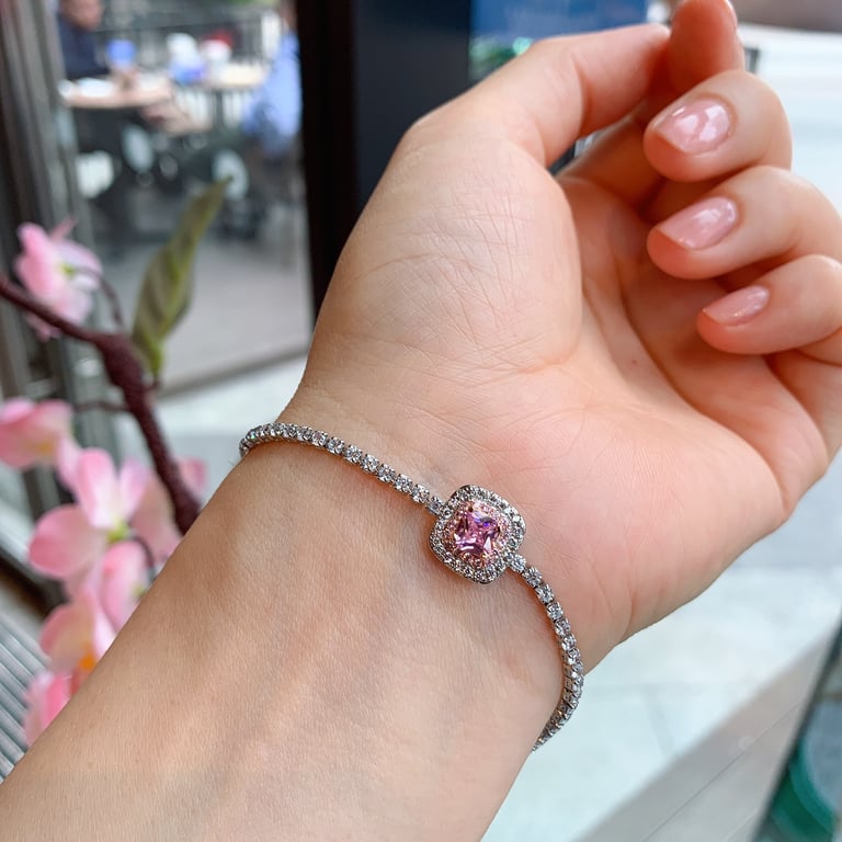 Women's Zircon Fashion Earring Ring And Bracelet Set | Home & Kitchen thumbnail 14