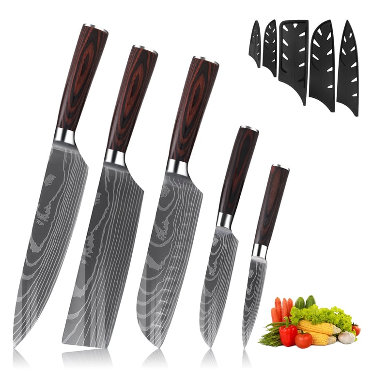 Stainless Steel Kitchen Knives Suit | 7-Piece Home & Kitchen Set thumbnail 2