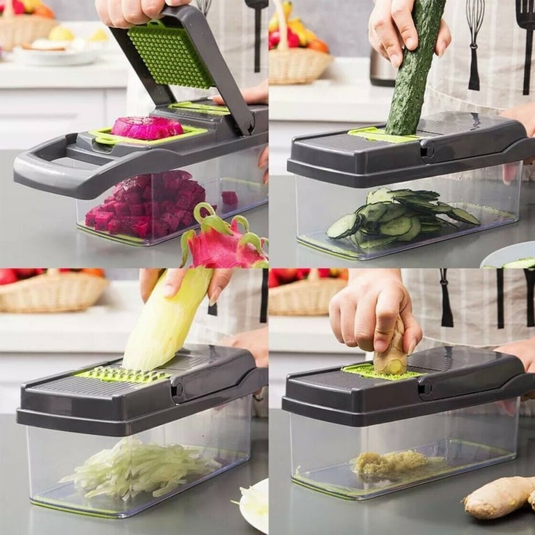 15-in-1 Vegetable Chopper & Fruit Cutter | Food Dicer Slicer Peeler thumbnail 4