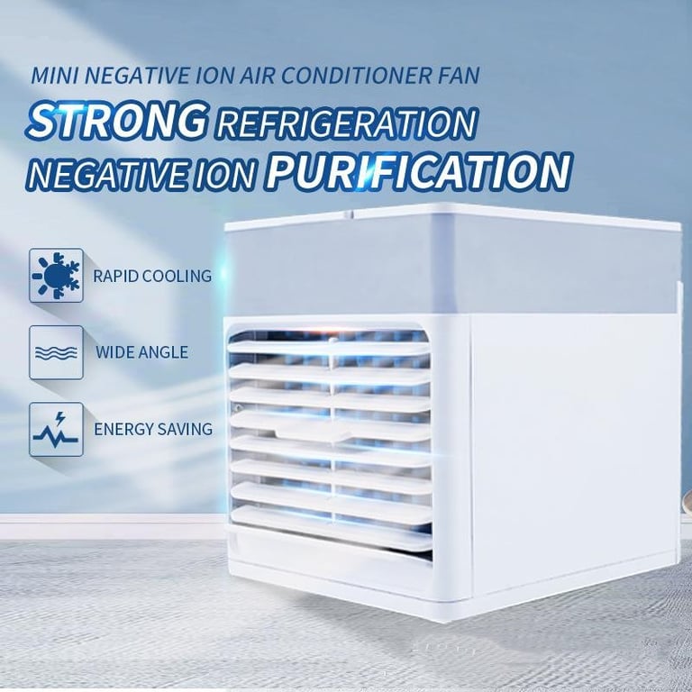 USB Portable Mini Silent Cooler | Personal Air Cooler & Humidifier thumbnail 7