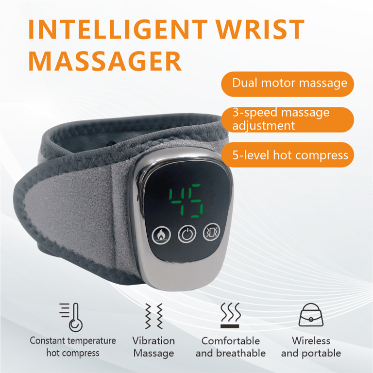Cordless Wrist Heating Pad Wrap for Arthritis | Red Light Therapy Massager thumbnail 6