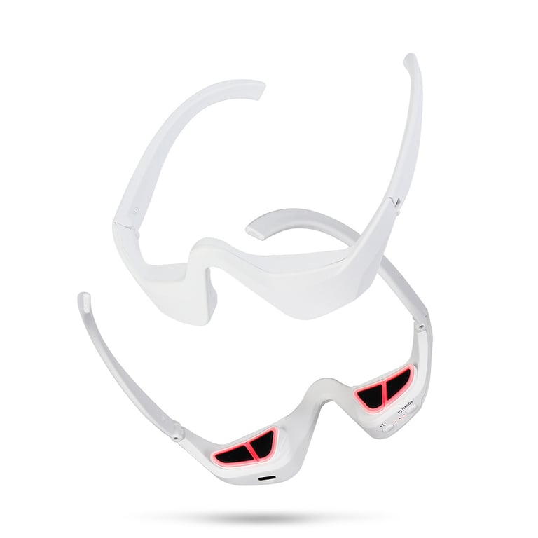 Red Light Therapy Eye Massager Glasses | Fatigue & Dark Circle Relief thumbnail 8