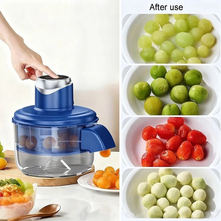 Electric Grape Peeling Machine | Effortless Fruit Peeler Tool Canada thumbnail 5
