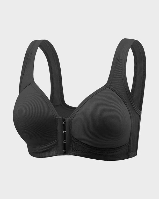 Easy-On Front Closure Wireless Support Bra thumbnail 1