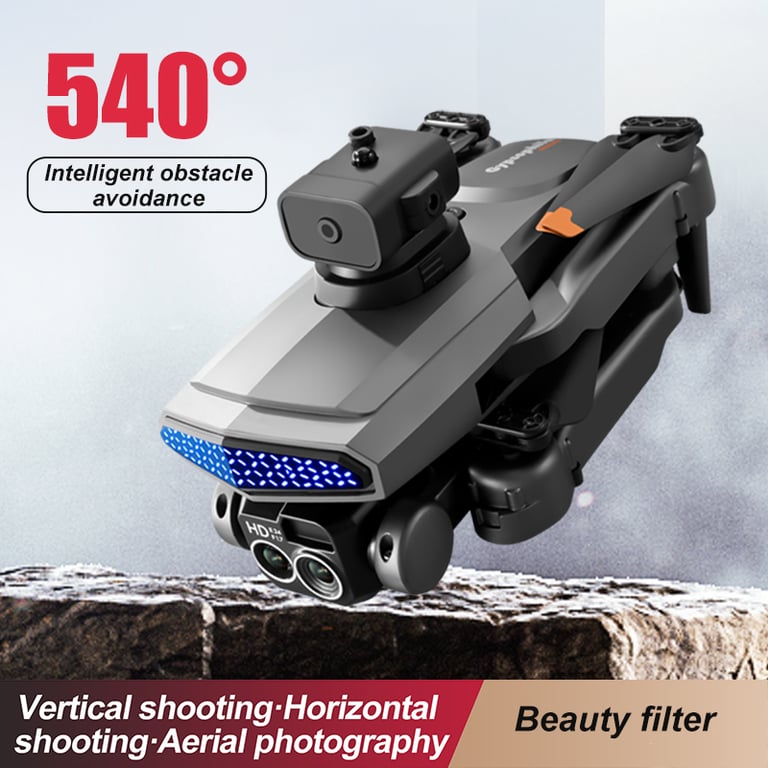 D6 Air Drone for Beginners | 540° Obstacle Avoidance Dual HD Cameras thumbnail 5