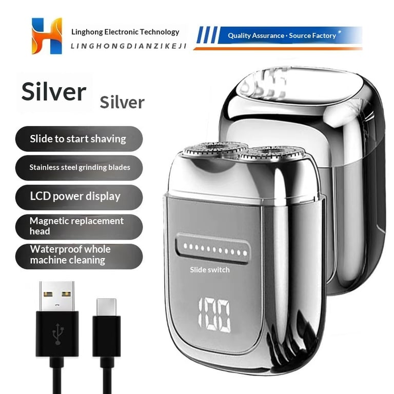 LED Digital Display Portable Mini Electric Shaver | Fast-Charging thumbnail 18