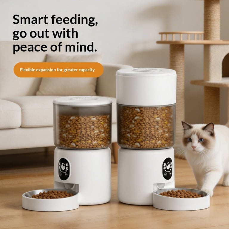 Smart Dog and Cat Food Feeder Dispenser | WiFi App Control thumbnail 2