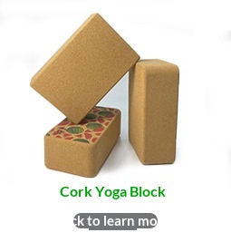 Solid Cork Massage Yoga Block Set | Natural Self-Myofascial Release thumbnail 10