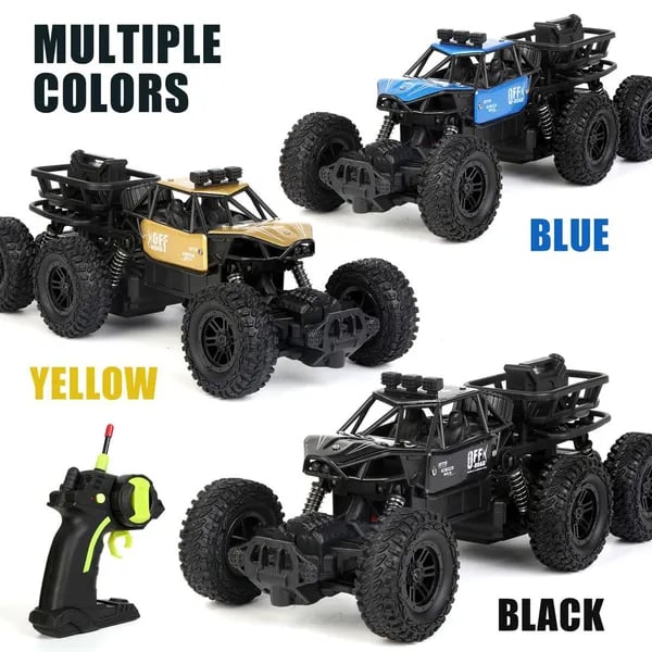 RC Off-Road Car 1:20 Scale 6-Wheel Drive 2.4GHz Remote Control Toy thumbnail 4