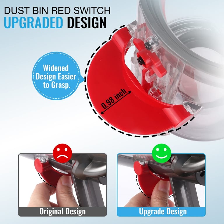 Dyson V10 SV12 Replacement Dust Bin Canister Filter | Large Capacity thumbnail 8