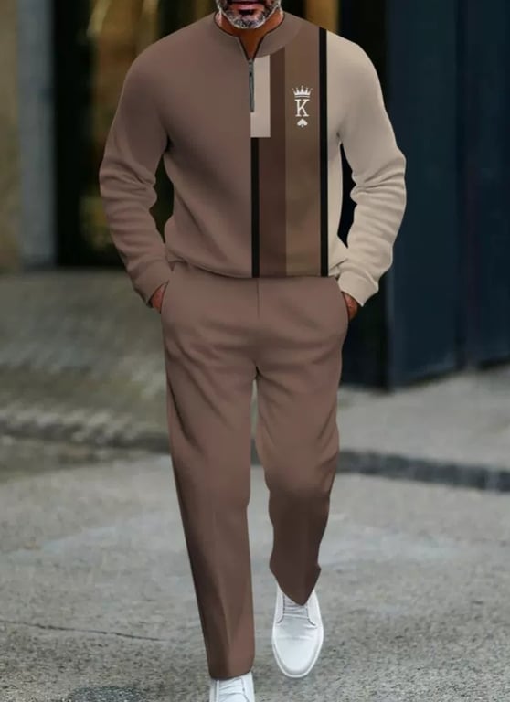Men's Casual Long-Sleeve Pants Set | Coordinated Comfort Wear Canada thumbnail 11
