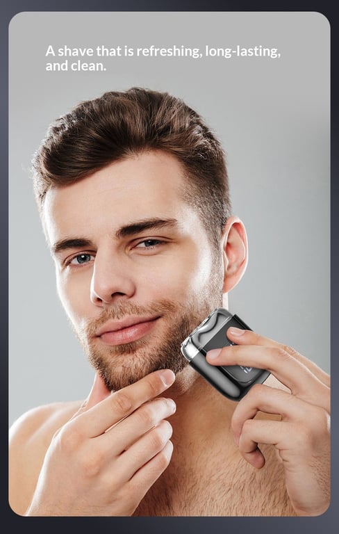 LED Digital Display Portable Mini Electric Shaver | Fast-Charging thumbnail 11
