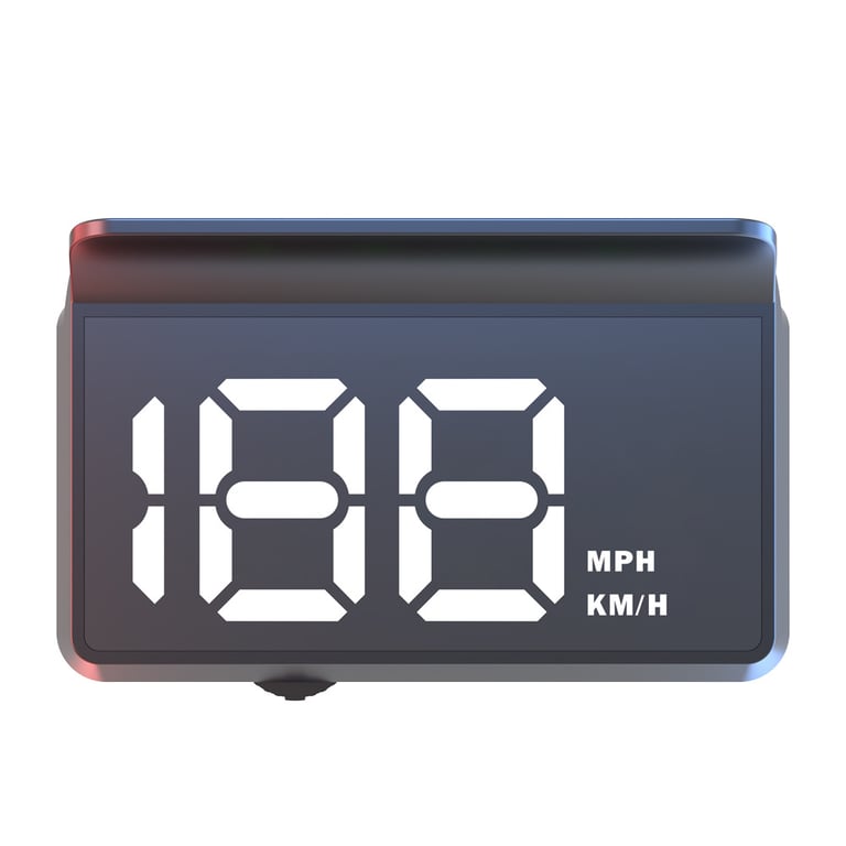 W2 Universal HUD Head-Up Display Car GPS Speedometer | Safe Driving thumbnail 1