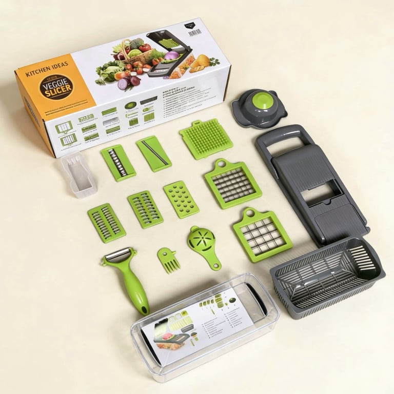 16-in-1 Vegetable Chopper Mandoline Slicer | Food Dicer Peeler thumbnail 11