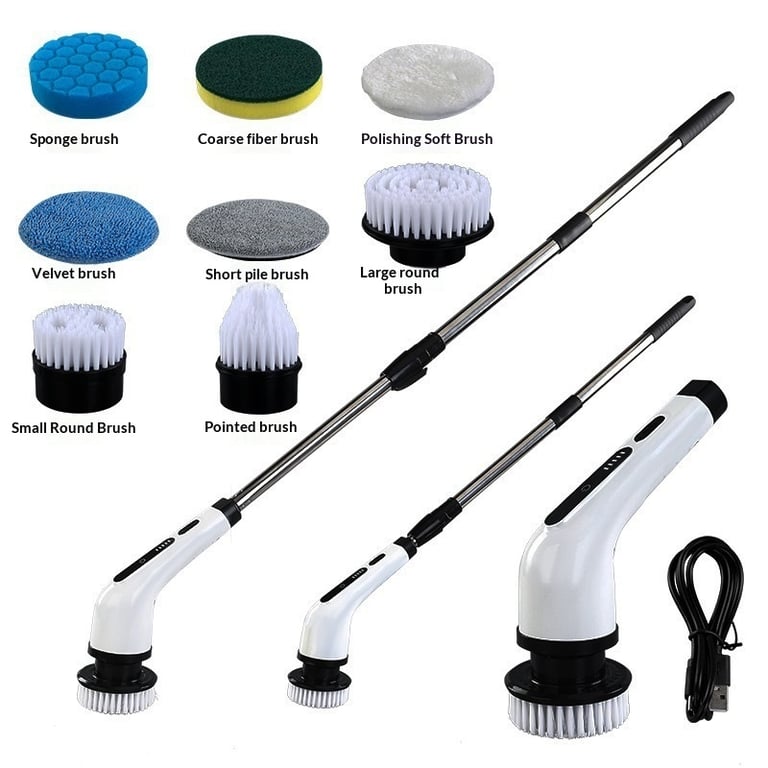 Electric Cleaning Brush with Extendable Handle | Captain Fam thumbnail 10