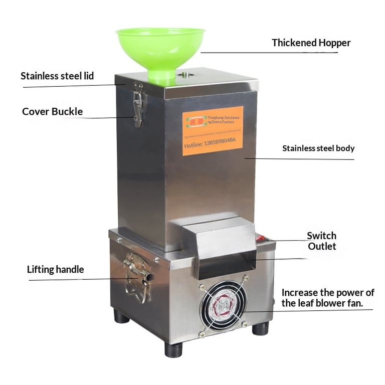 Commercial Electric Garlic Peeling Machine | Stainless Steel thumbnail 4
