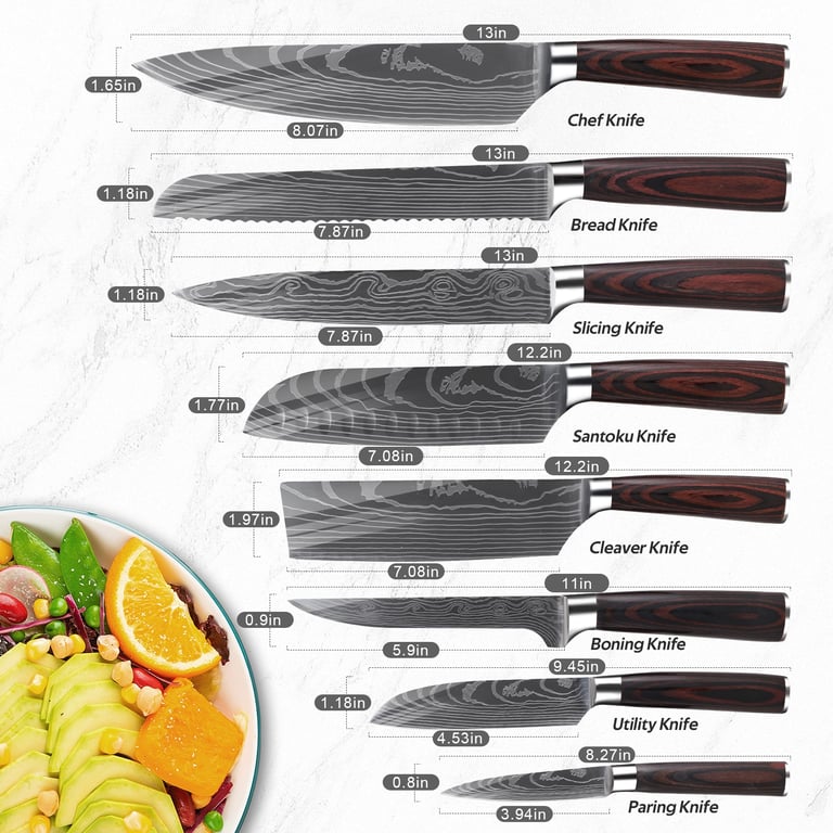 Stainless Steel Kitchen Knives Suit | 7-Piece Home & Kitchen Set thumbnail 7