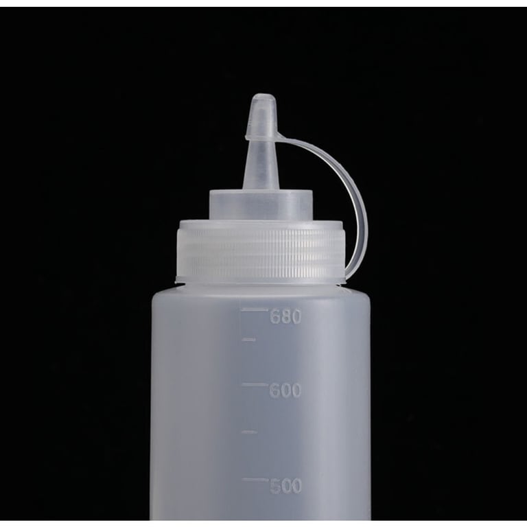 8 Pack Plastic Squeeze Bottles 500ml | Food-Grade Condiment Dispensers thumbnail 2