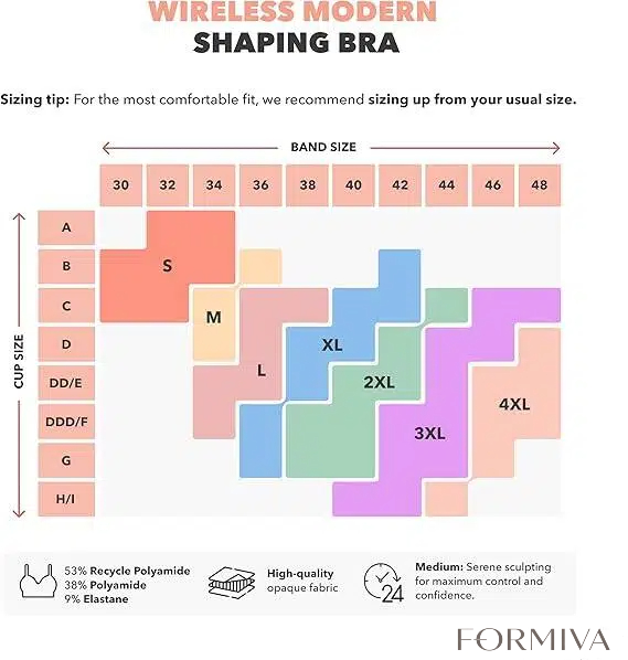 Supportive Comfort Wireless Shaping Bra thumbnail 14