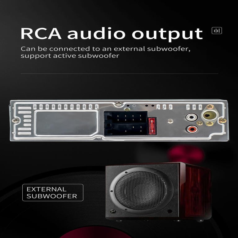 Single Din with Android Auto Bluetooth Car Stereo MP3 Player | USB SD AUX thumbnail 5