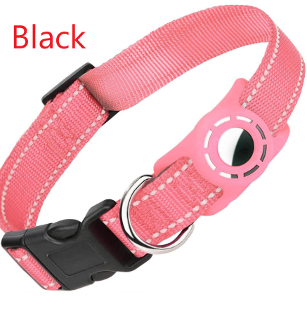 Reflective Dog Leash Collar with AirTag Holder | Anti-Lost Pet Safety thumbnail 3