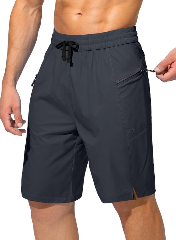 Men's Quick Dry Beach Shorts with Pockets | Drawstring Swim Trunks thumbnail 8