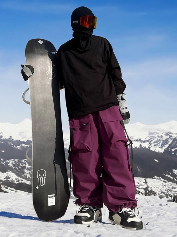 Ice South Korea Multi-Pocket Waterproof Ski Pants | Home & Kitchen Winter Wear thumbnail 2