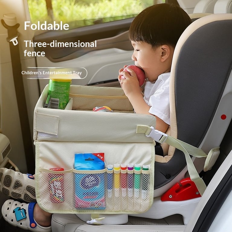Car Baby Safety Seat Tray with Phone Holder | Padded Activity Tray thumbnail 19