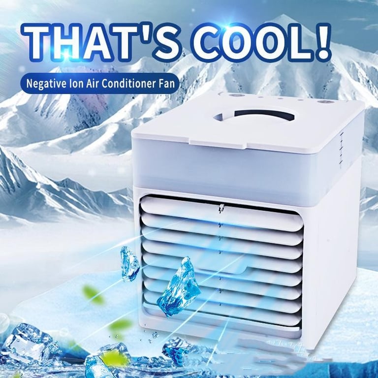 USB Portable Mini Silent Cooler | Personal Air Cooler & Humidifier thumbnail 10