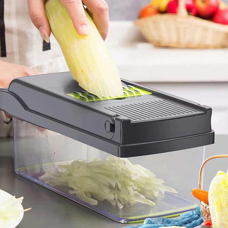 16 In 1 Vegetable Chopper, Salad Fruit Vegetable Food Chopper Slicer Peeler thumbnail 1