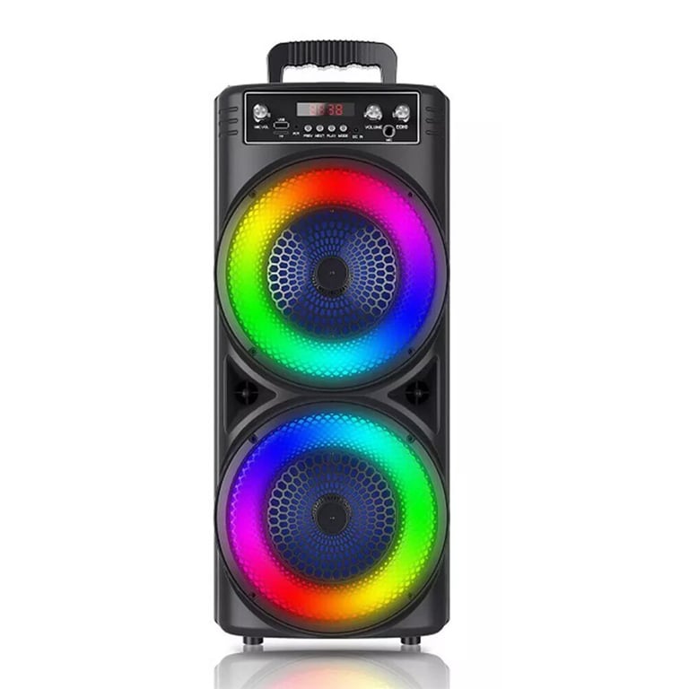 Portable Bluetooth Speaker Subwoofer with Karaoke Mic | Party Bass System thumbnail 1