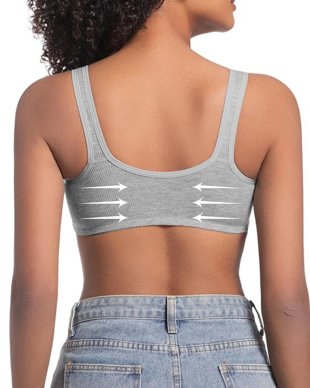 Easy-On Front Closure Wireless Support Bra thumbnail 16