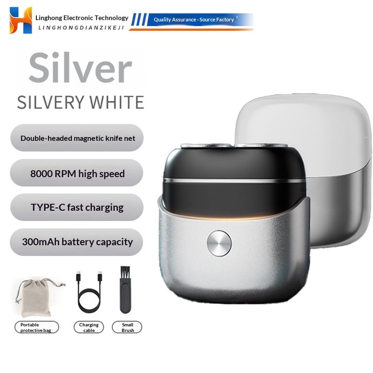 Full-Body Washable Dual-Head Magnetic Electric Shaver | Compact Travel thumbnail 15