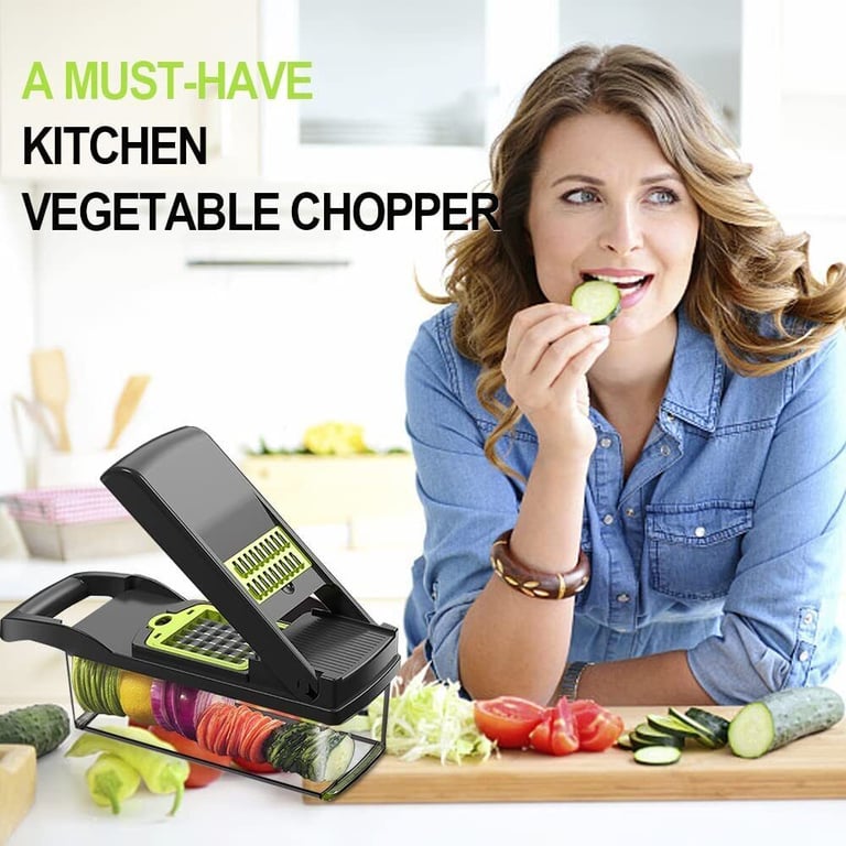 16-in-1 Vegetable Slicer, Salad, Fruit And Vegetable Slicer, Peeler thumbnail 7