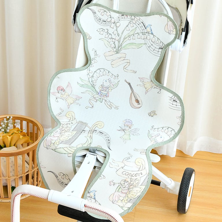 Baby Ramie Tencel Breathable Pad | Stroller & High Chair Liner thumbnail 3