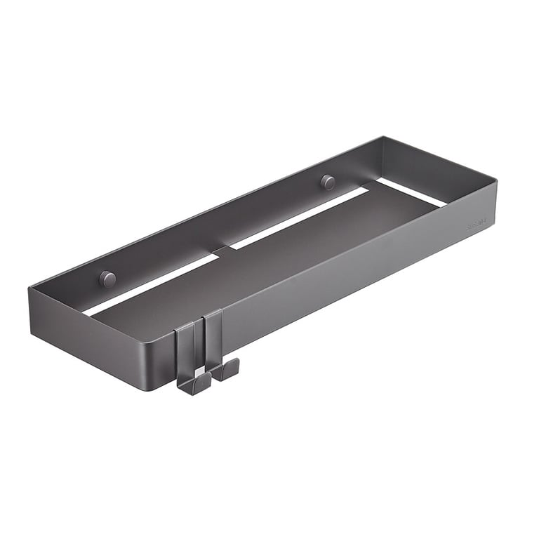 304 Stainless Steel Bathroom Mirror Storage Rack | Modern Shelf