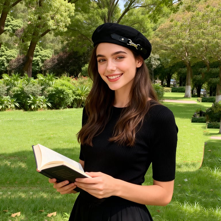 Black Leather Beret Cap | Japanese Style Baseball Hat Canada thumbnail 7