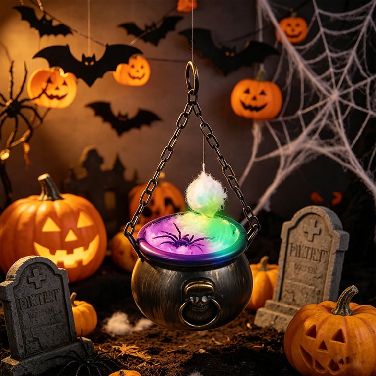 Halloween Magic Wand with Colorful Lights | Home & Kitchen Party Decoration thumbnail 6