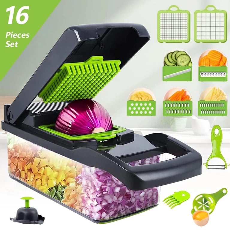 16-in-1 Vegetable Chopper Mandoline Slicer | Food Dicer Cutter thumbnail 4