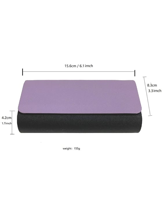 Dual Glasses Case 2-in-1 Double Eyeglasses Holder | Lavender thumbnail 5