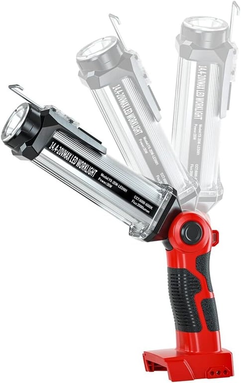 Cordless LED Work Light Milwaukee 18V Battery 2000LM Floodlight thumbnail 3