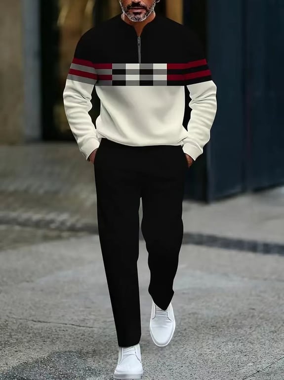 Men's Casual Long-Sleeve Pants Set | Coordinated Comfort Wear Canada thumbnail 10