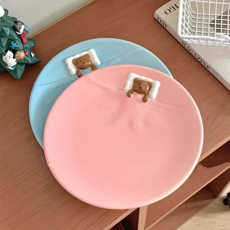 Ceramic Salad Pasta Dish | Solid-Color Home Dinnerware Set thumbnail 8