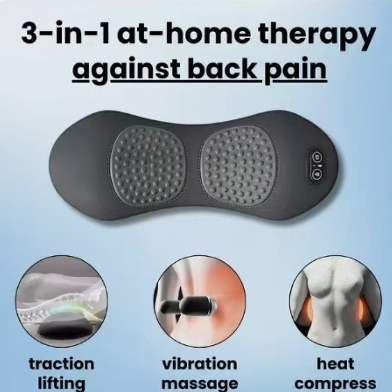 Lumbar Pillow Massage Heating Waist Pad | Pain Relief Heat Therapy thumbnail 13