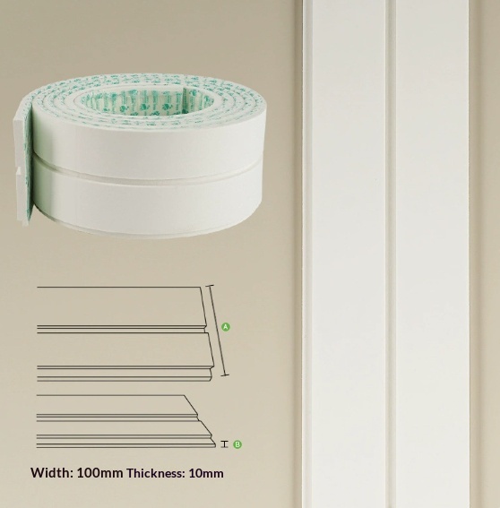 Self-Adhesive EVA Wood Grille Strips | Nail-Free Wall Paneling Canada thumbnail 13