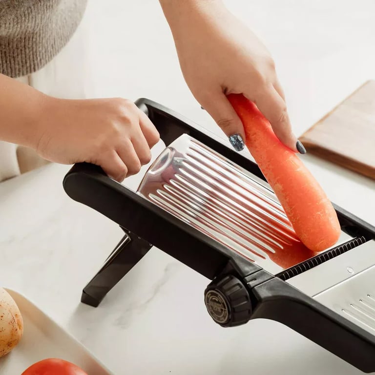 Professional Mandoline Slicer Stainless Steel | Vegetable Fruit Cutter thumbnail 6