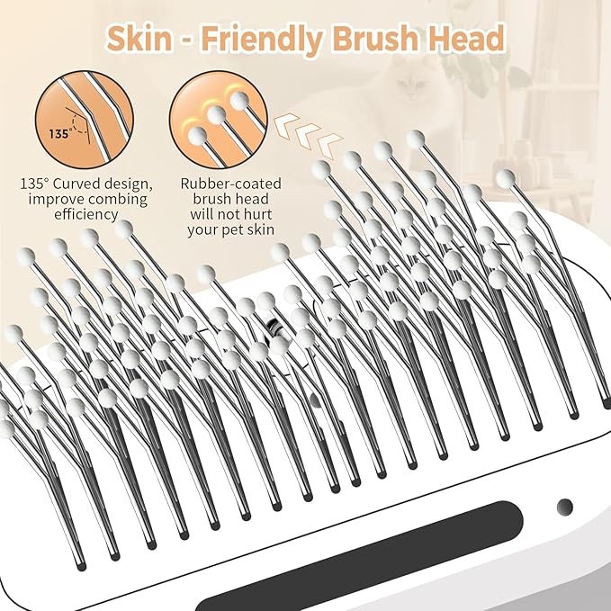 3-in-1 Cat Steam Brush | Pet Grooming Comb with Mist Spray thumbnail 5